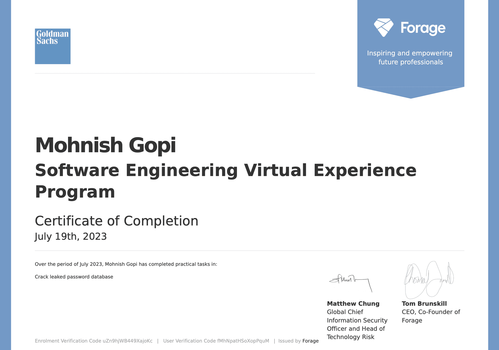 Certificate 2